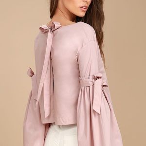 Free People Ballet Pink Top “So Obviously Yours “